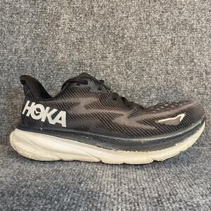Hoka One One Clifton 9 Mens Size 10 D Wide 112789 BWHT Running Shoes Sneakers